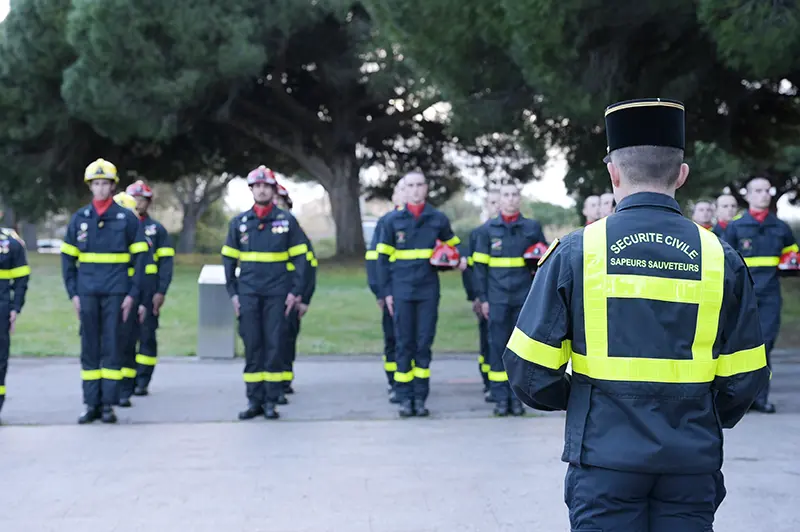 Cérémonie des jeunes recrues du 7e RIISC