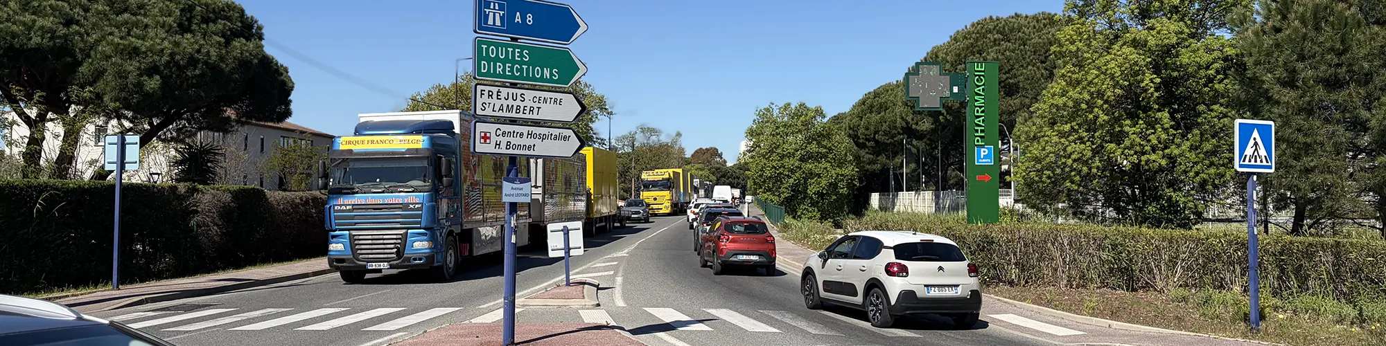 Image d'illustration : Blocage de l&rsquo;avenue Léotard