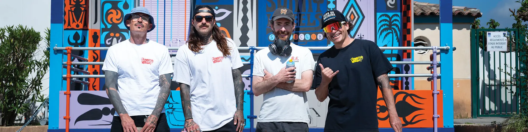 Image d'illustration : Culture urbaine : le local de l’association Sunny Wheels s’offre une nouvelle identité visuelle