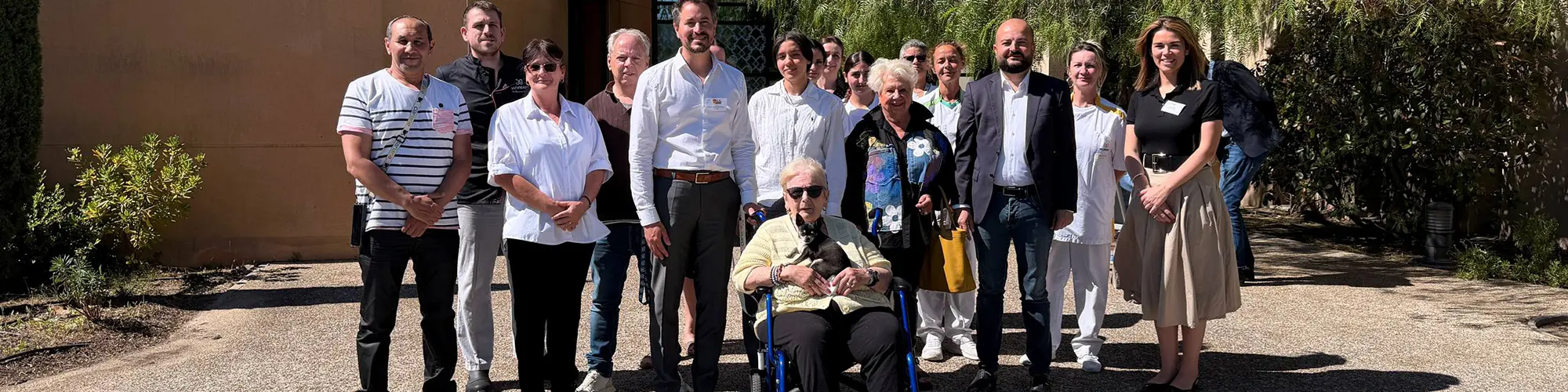 Image d'illustration : À la résidence Korian, une visite placée sous le signe de l’attention portée aux aînés