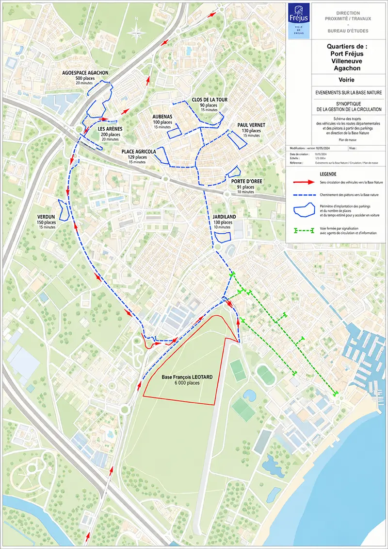 Carte des parkings
