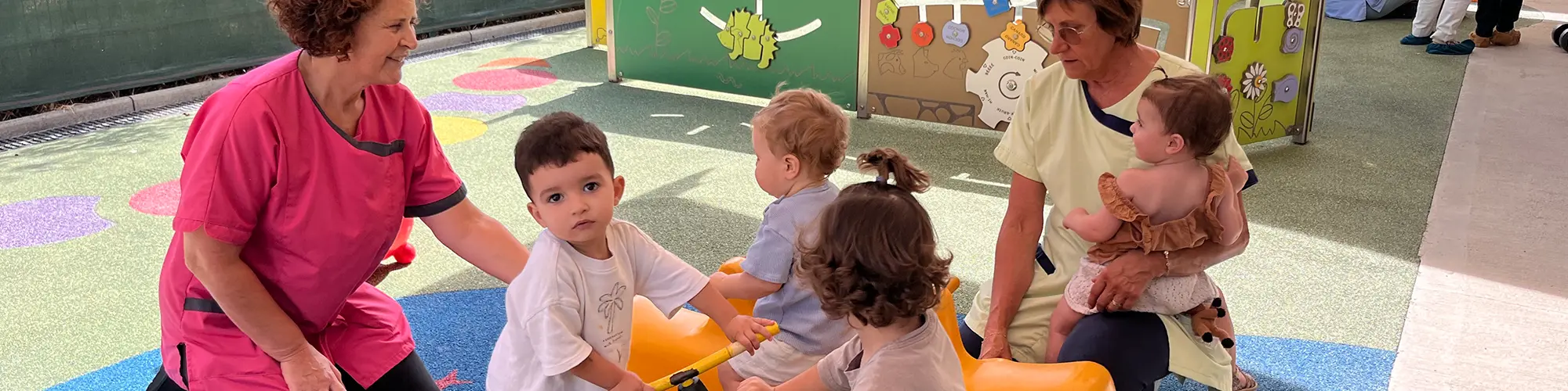 Image d'illustration : Rentrée des crèches : visite à Arc-en-Ciel